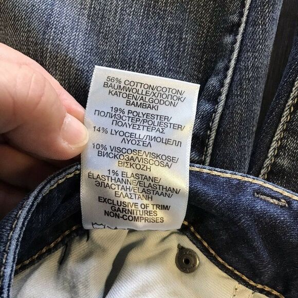 Silver Jeans Womens Berkley Slim Boot Low Rise Distressed Medium Wash Size 30/31 - Picture 11 of 11